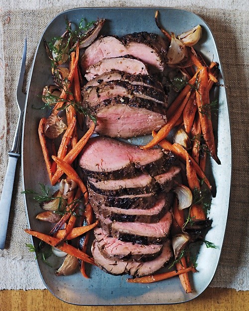Marinated beef tenderloin