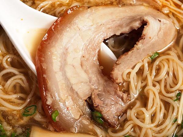 Marinated braised pork belly for tonkotsu ramen (Chashu pork)