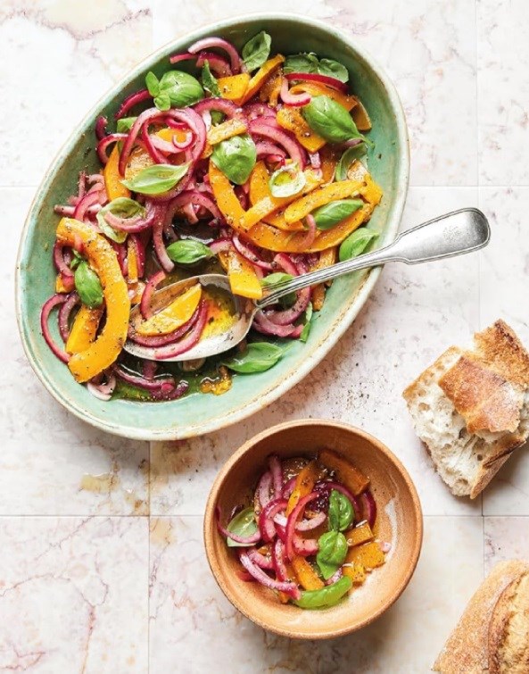 Marinated butternut squash Chioggia style (Zucca gialla di Chioggia marinata)