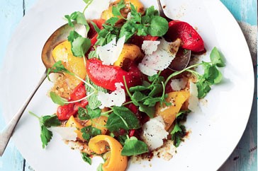 Marinated capsicum salad