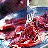 Marinated carpaccio