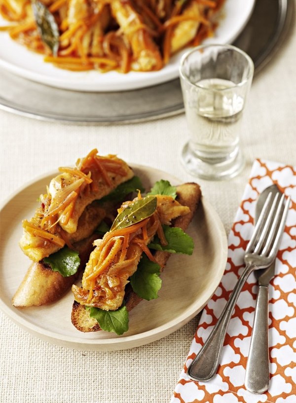 Marinated fish (Escabeche)