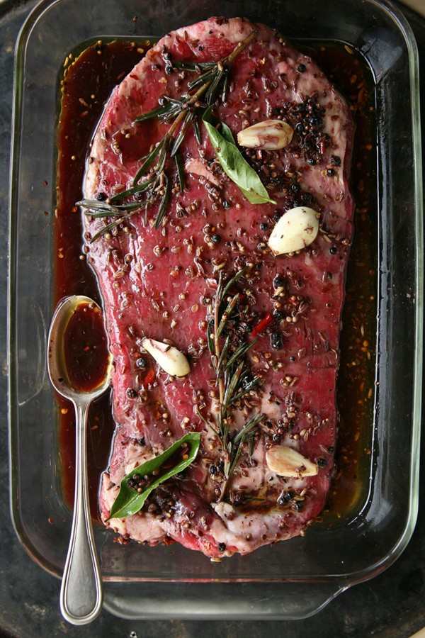 Marinated flank steak