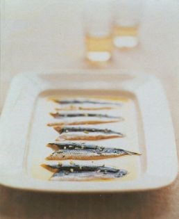 Marinated fresh anchovies (Acciughe all'agro)