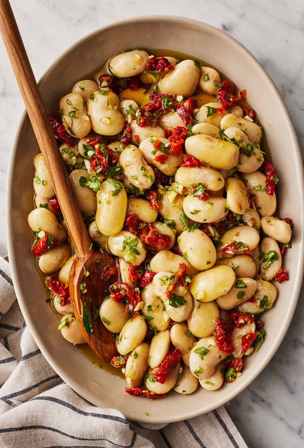 Marinated gigante beans