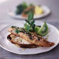 Marinated kipper fillets