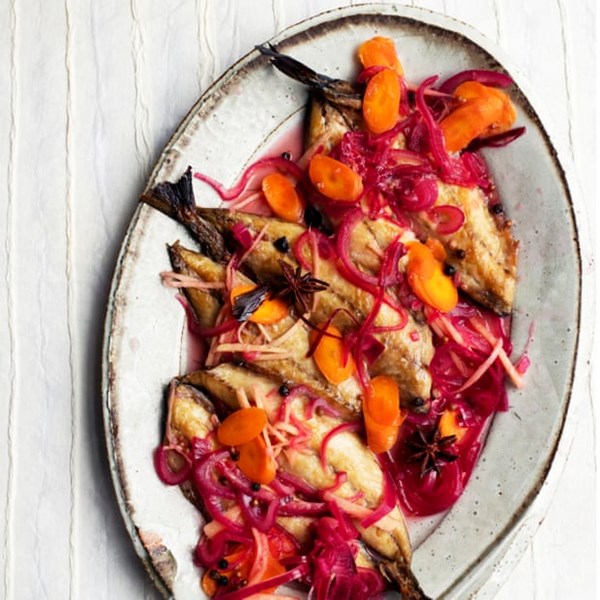 Marinated mackerel