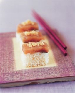 Marinated mackerel sushi (Saba-zushi)