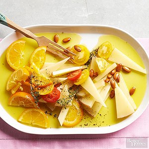 Marinated Manchego & oranges