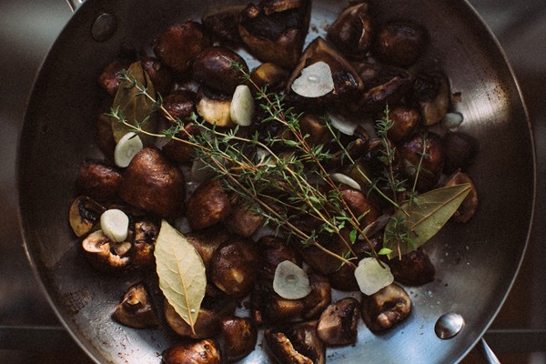 Marinated mushrooms