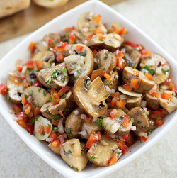Marinated mushrooms