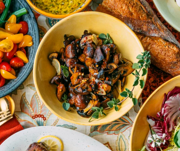 Marinated mushrooms