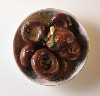 Marinated mushrooms