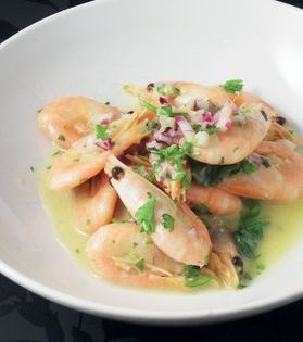 Marinated prawns