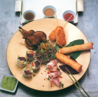 Marinated quail, Vong-style