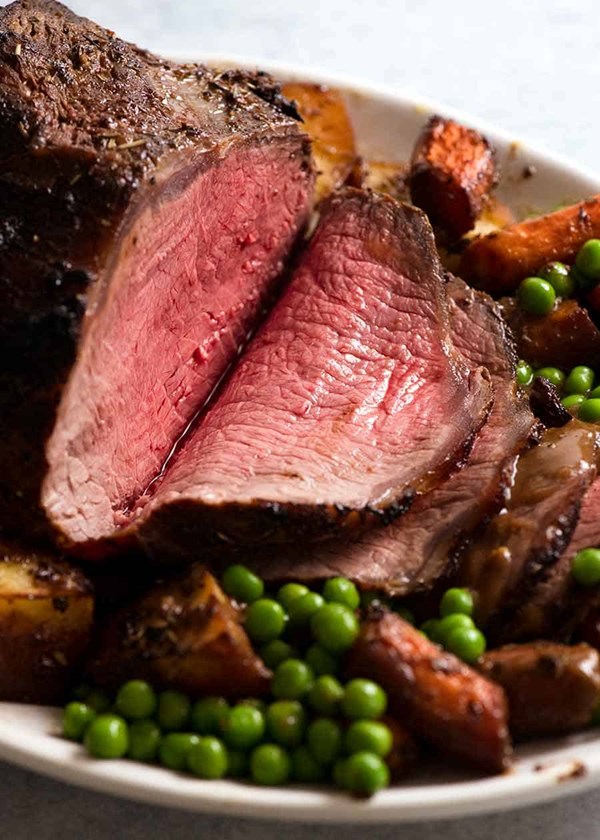 Marinated roast beef