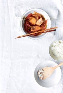 Marinated salmon (Nanbanzuke)