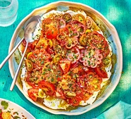 Marinated tomato salad