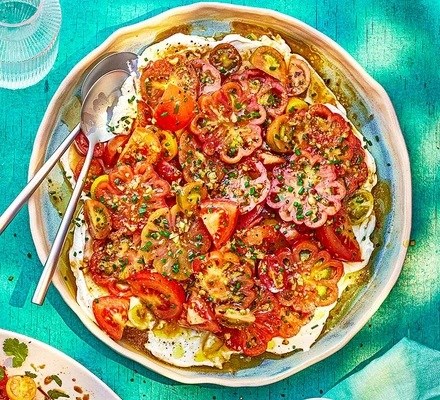 Marinated tomato salad