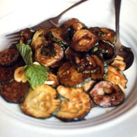 Marinated zucchini
