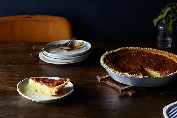 Mario Batali's chess pie