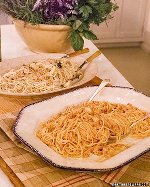 Mark's spaghetti with Brooklyn clam sauce