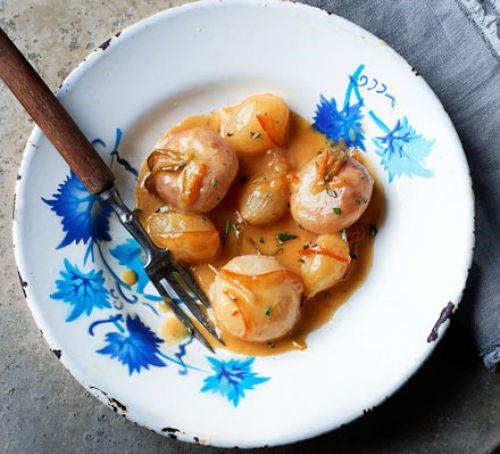 Marmalade-braised turnips