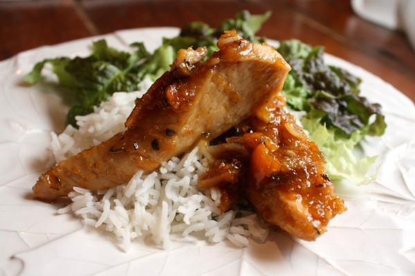 Marmalade chicken fingers