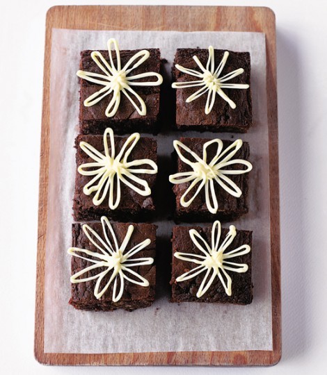 Marmalade daisy brownies