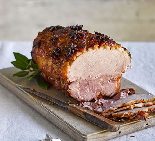 Marmalade, ginger & star anise ham