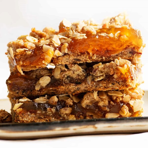 Marmalade oat slices