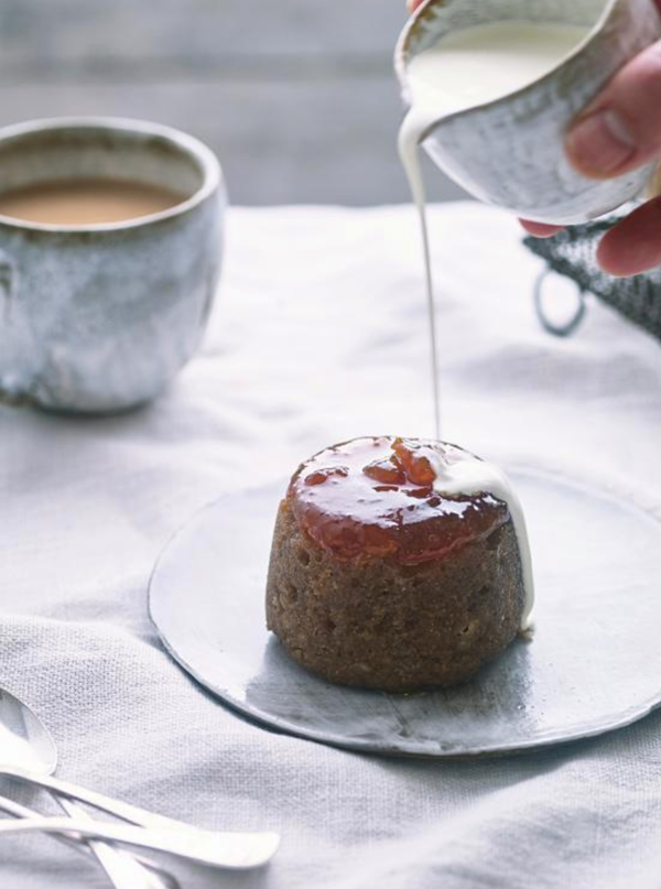Marmalade on toast and tea puddings