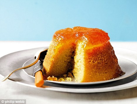 Marmalade steamed pudding