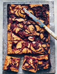 Marmite caramel blondies