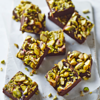 Marmite pistachio truffles 