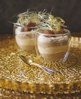 Marron glacé creams with angel hair