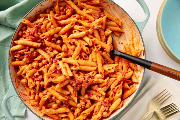 Marry me chickpea pasta