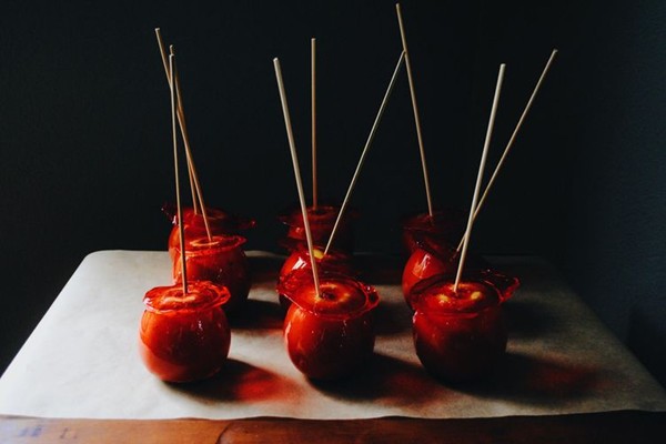 Martha Stewart's candy apples