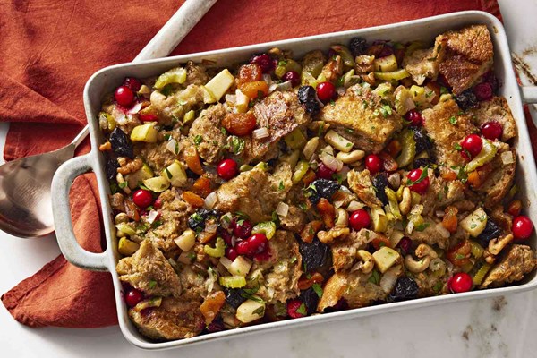 Martha Stewart's fruit and nut stuffing
