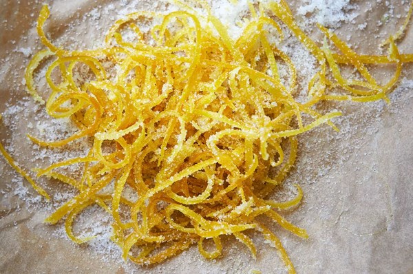 Martha's candied lemon peel
