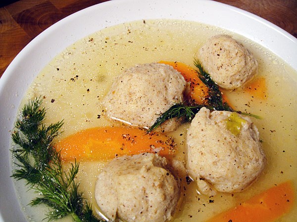 Martha's excellent matzoh ball soup