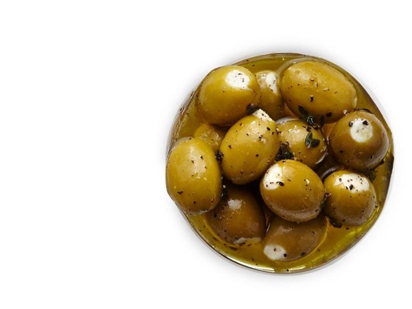 Martini olives with blue cheese 