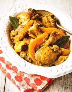 Martinique coconut chicken curry
