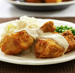Maryland fried chicken and gravy