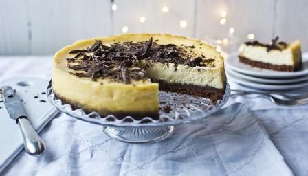 Mary's white chocolate and ginger cheesecake
