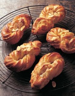 Marzipan and almond twists