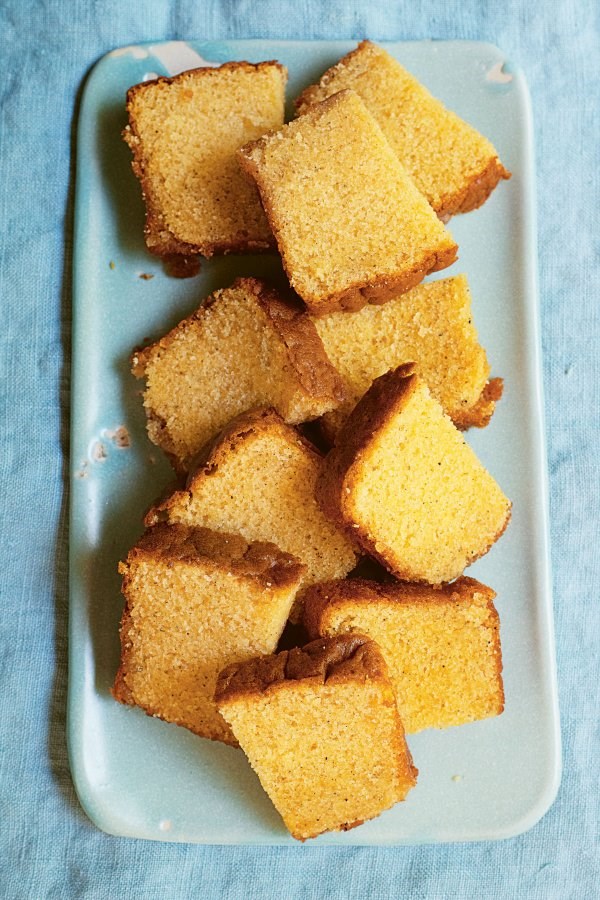 Marzipan loaf cake