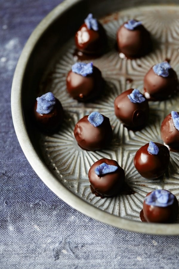 Marzipan violets