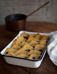 Masala chai-spiced bread and butter pudding [Chris Young]
