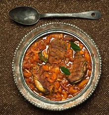 Masala duck breasts with apricots
